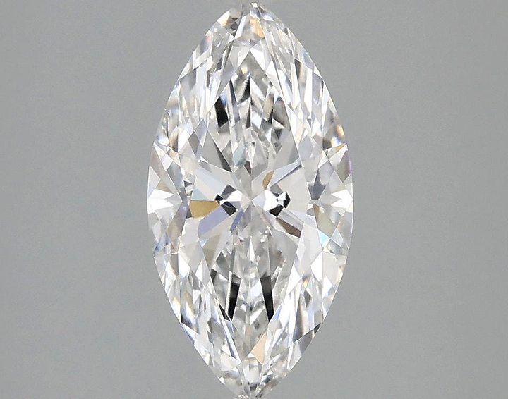 1.38 Carat Marquise Shaped Ideal Cut VVS2 IGI Certified Lab Grown Diamond