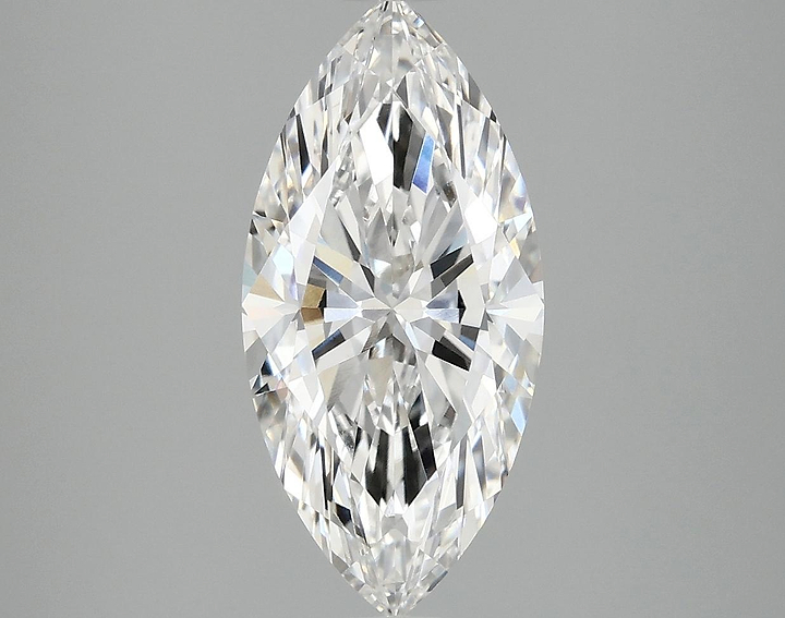 2.43 Carat Marquise Shaped Excellent Cut VVS2 IGI Certified Lab Grown Diamond