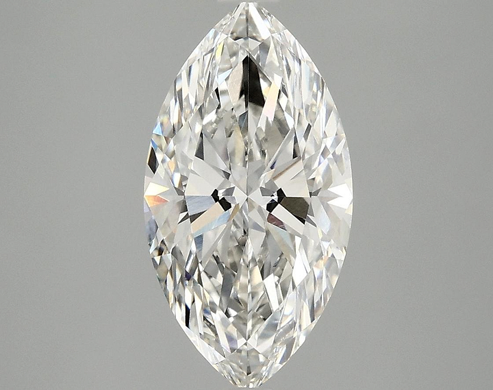 2.52 Carat Marquise Shaped Excellent Cut VS1 IGI Certified Lab Grown Diamond