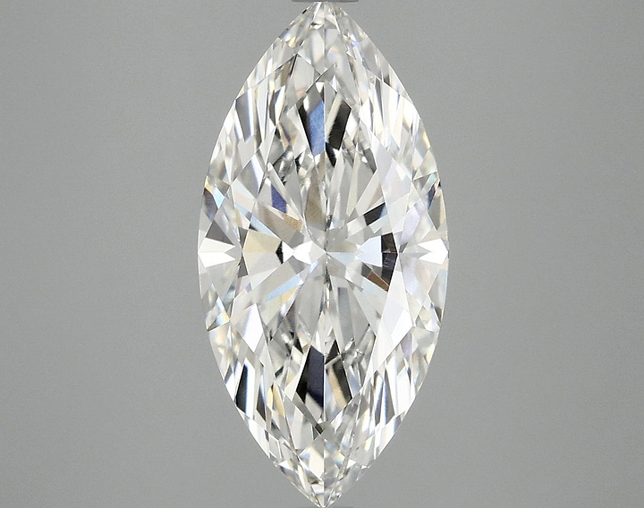 3.07 Carat Marquise Shaped Ideal Cut VVS2 IGI Certified Lab Grown Diamond