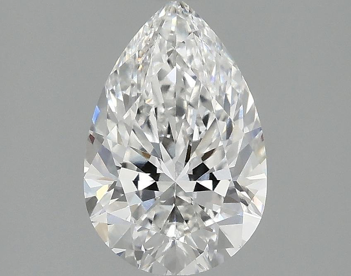 1.59 Carat Pear Shaped Excellent Cut VVS2 IGI Certified Lab Grown Diamond