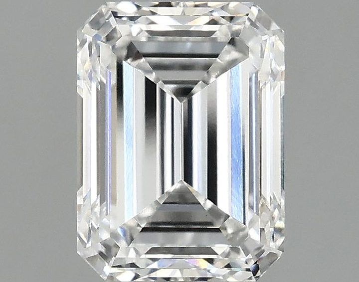 2.5 Carat Emerald Shaped Excellent Cut VVS2 IGI Certified Lab Grown Diamond