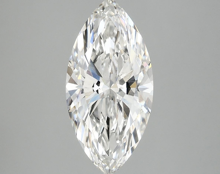 2.54 Carat Marquise Shaped Excellent Cut VS1 IGI Certified Lab Grown Diamond