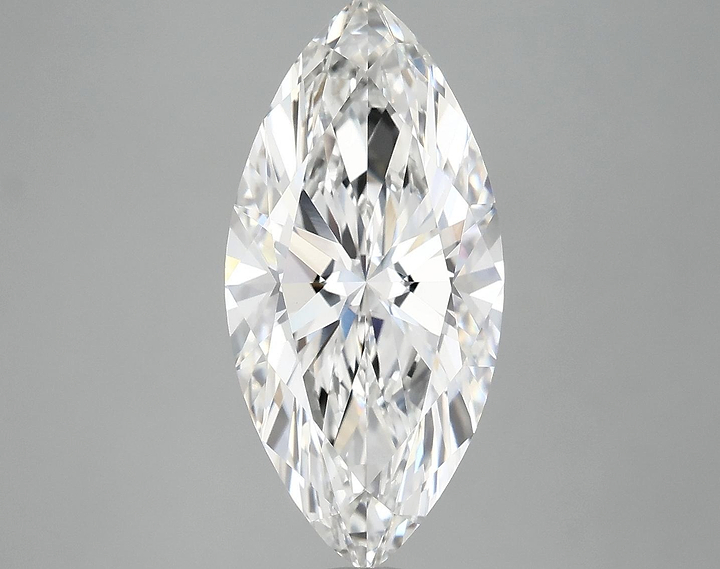 4.01 Carat Marquise Shaped Excellent Cut VVS2 IGI Certified Lab Grown Diamond