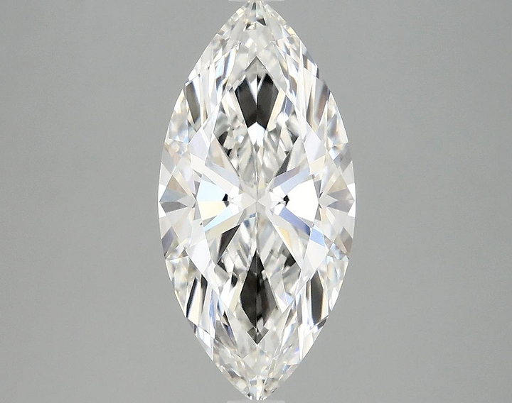 2.46 Carat Marquise Shaped Excellent Cut VVS2 IGI Certified Lab Grown Diamond
