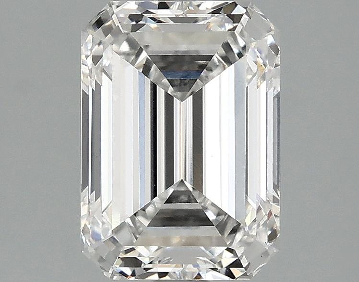 2.1 Carat Emerald Shaped Ideal Cut VS1 IGI Certified Lab Grown Diamond