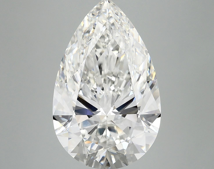 7.59 Carat Pear Shaped Ideal Cut VVS2 IGI Certified Lab Grown Diamond