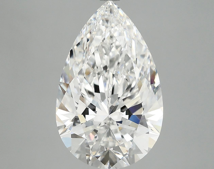 5.05 Carat Pear Shaped Ideal Cut VVS2 IGI Certified Lab Grown Diamond