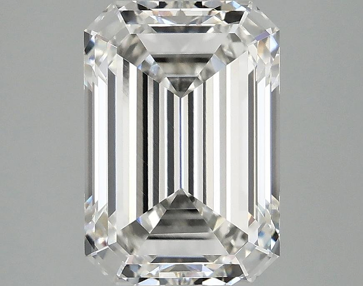 3.1 Carat Emerald Shaped Ideal Cut VVS2 IGI Certified Lab Grown Diamond
