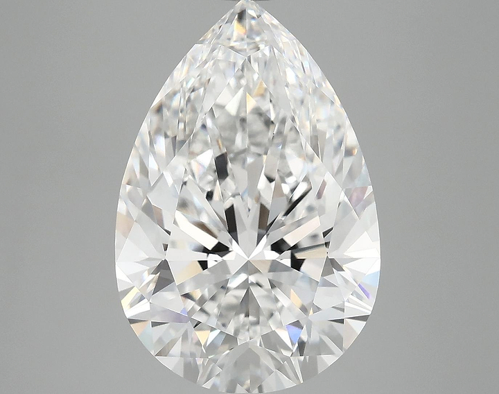 7.05 Carat Pear Shaped Excellent Cut VVS2 IGI Certified Lab Grown Diamond