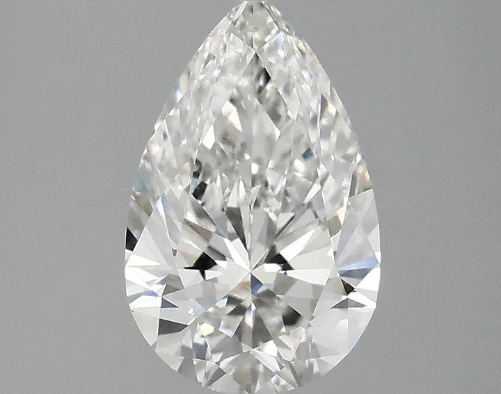 1.54 Carat Pear Shaped Ideal Cut VVS2 IGI Certified Lab Grown Diamond