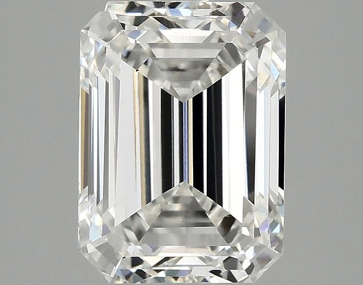 2.54 Carat Emerald Shaped Excellent Cut VS1 IGI Certified Lab Grown Diamond