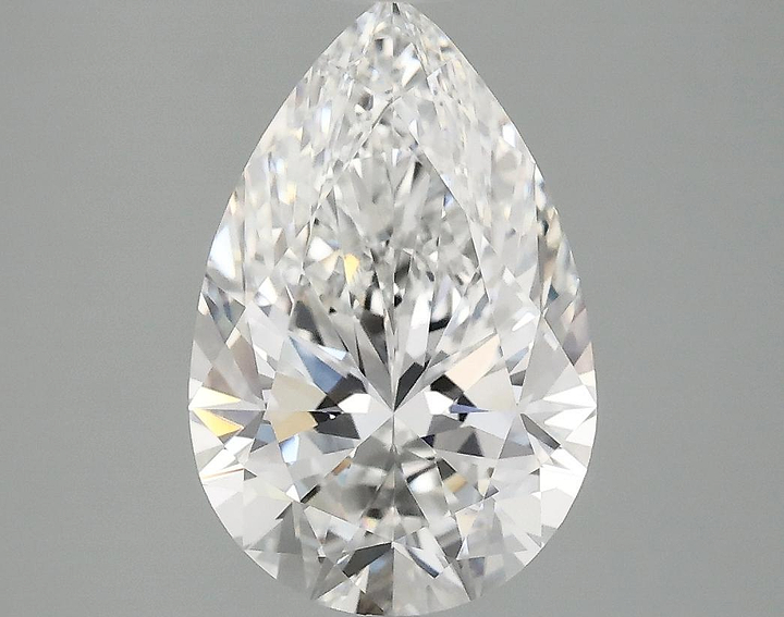 2.84 Carat Pear Shaped Excellent Cut VVS2 IGI Certified Lab Grown Diamond
