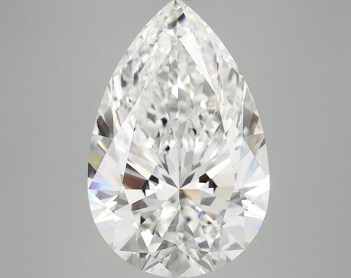 7.52 Carat Pear Shaped Excellent Cut VVS2 IGI Certified Lab Grown Diamond