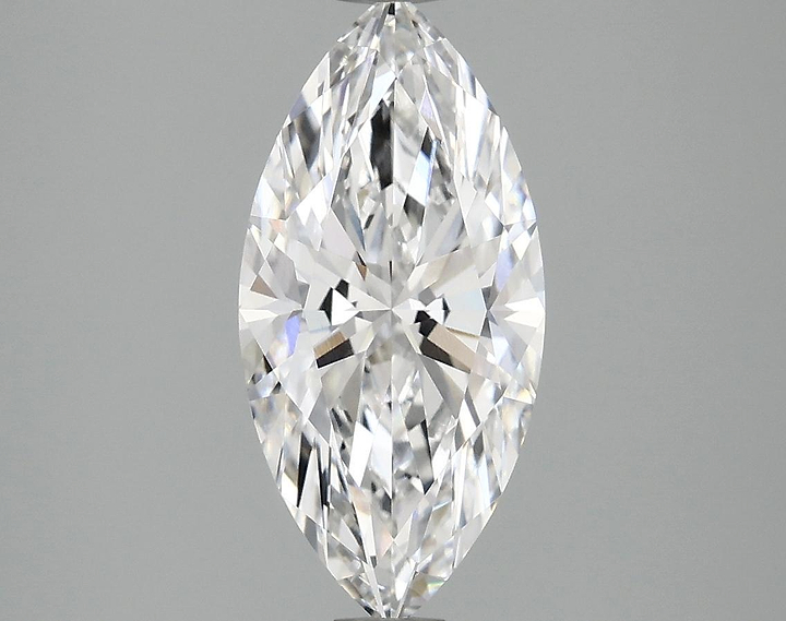 2.1 Carat Marquise Shaped Excellent Cut VVS1 IGI Certified Lab Grown Diamond