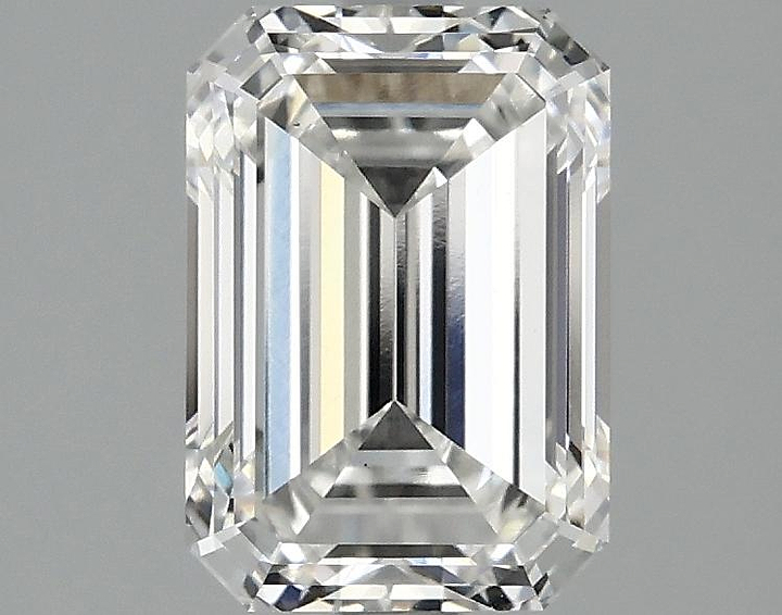 2.1 Carat Emerald Shaped Ideal Cut VS1 IGI Certified Lab Grown Diamond