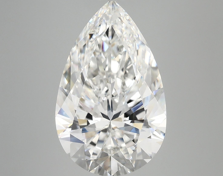 7.26 Carat Pear Shaped Ideal Cut VVS2 IGI Certified Lab Grown Diamond