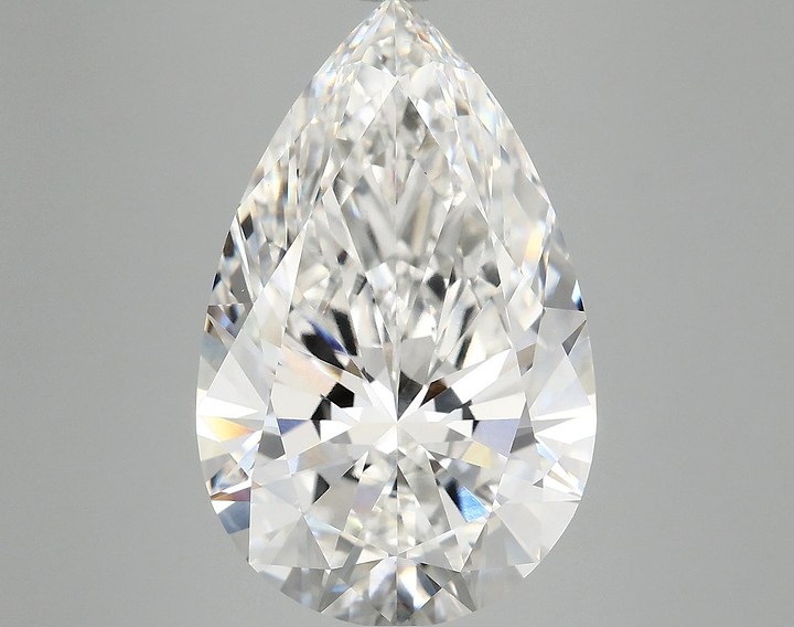 7.58 Carat Pear Shaped Ideal Cut VVS2 IGI Certified Lab Grown Diamond