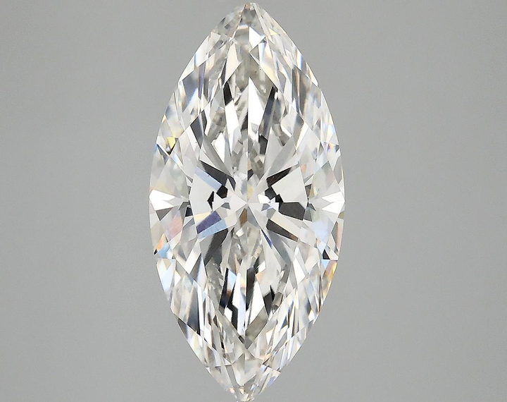 3.05 Carat Marquise Shaped Excellent Cut VVS2 IGI Certified Lab Grown Diamond