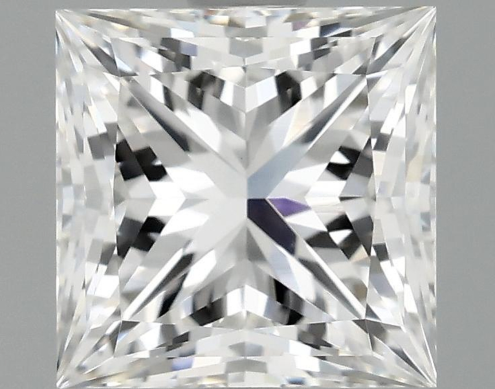 1.51 Carat Princess Shaped Ideal Cut VVS2 IGI Certified Lab Grown Diamond