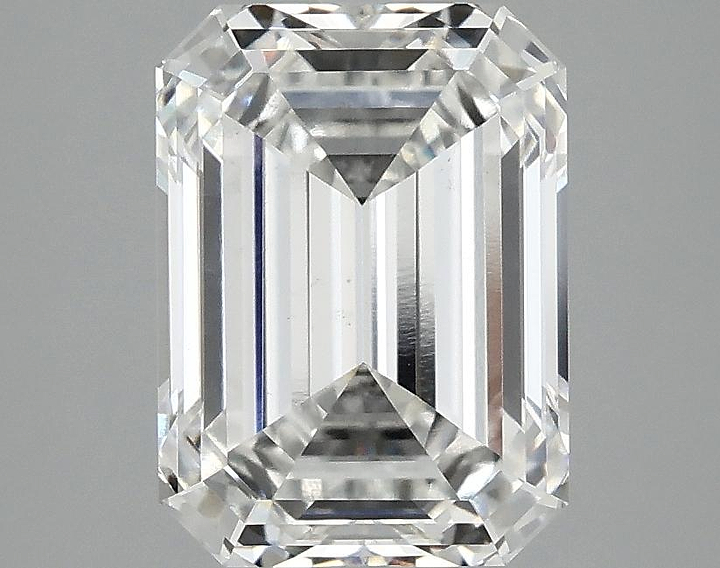 3.09 Carat Emerald Shaped Excellent Cut VS1 IGI Certified Lab Grown Diamond