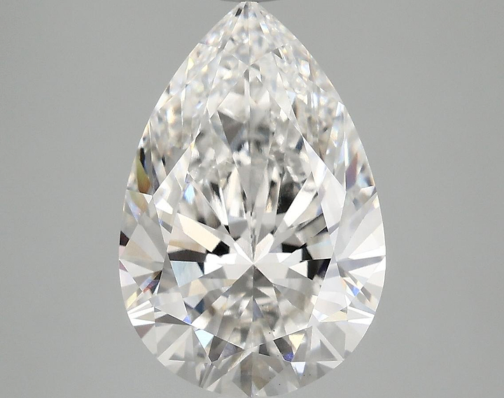 3.98 Carat Pear Shaped Excellent Cut VS1 IGI Certified Lab Grown Diamond
