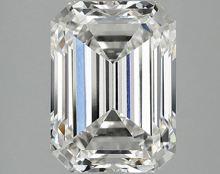 3.04 Carat Emerald Shaped Excellent Cut VVS2 IGI Certified Lab Grown Diamond