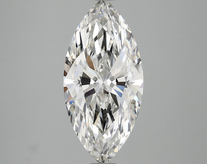 3.03 Carat Marquise Shaped Excellent Cut VVS2 IGI Certified Lab Grown Diamond