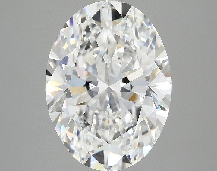 4.07 Carat Oval Shaped Excellent Cut VVS2 IGI Certified Lab Grown Diamond