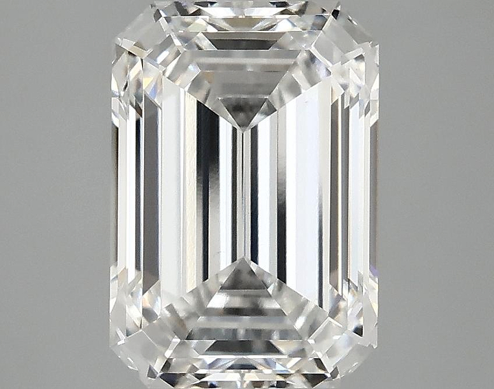 3.09 Carat Emerald Shaped Ideal Cut VS1 IGI Certified Lab Grown Diamond