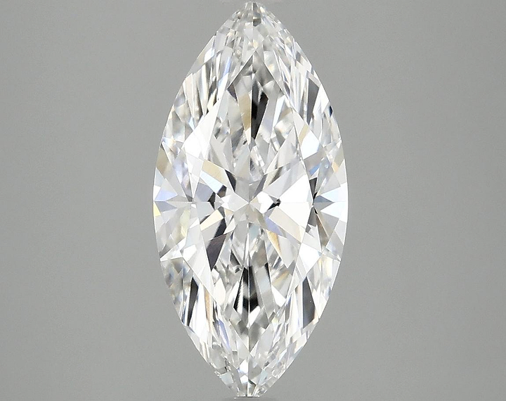 2.02 Carat Marquise Shaped Excellent Cut VVS2 IGI Certified Lab Grown Diamond