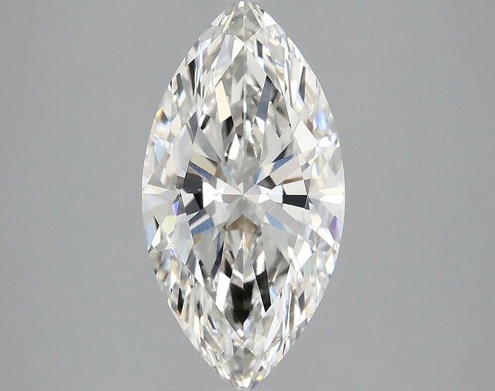 2.53 Carat Marquise Shaped Ideal Cut VVS2 IGI Certified Lab Grown Diamond