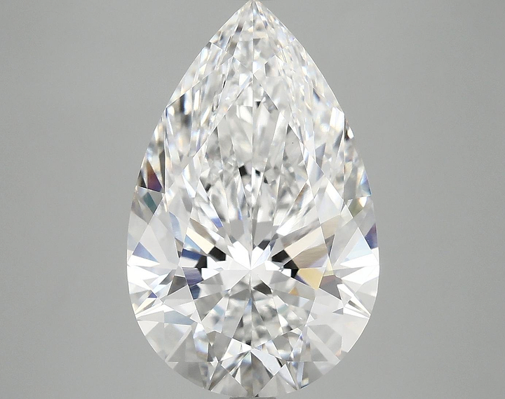 6.48 Carat Pear Shaped Ideal Cut VVS2 IGI Certified Lab Grown Diamond