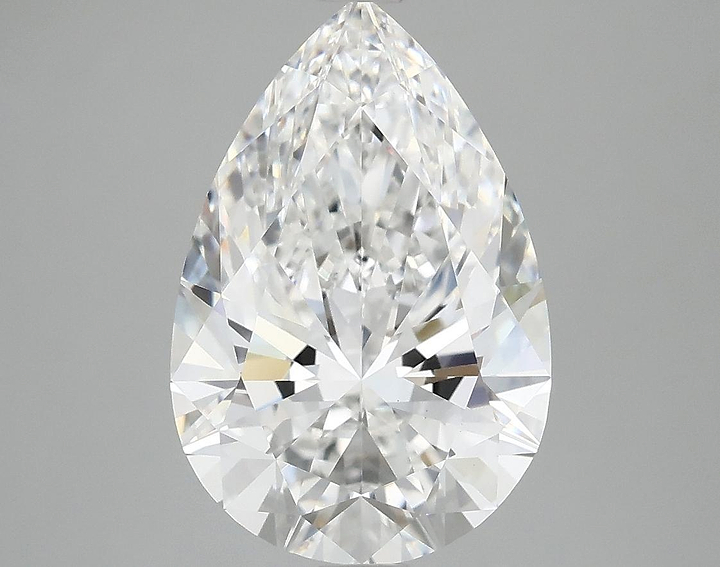 3.91 Carat Pear Shaped Excellent Cut VS1 IGI Certified Lab Grown Diamond