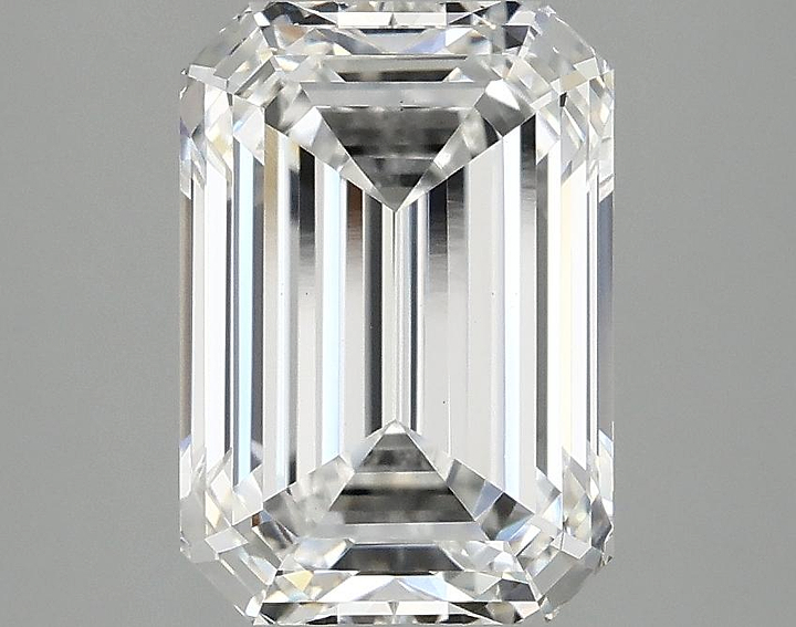 3.08 Carat Emerald Shaped Ideal Cut VS1 IGI Certified Lab Grown Diamond