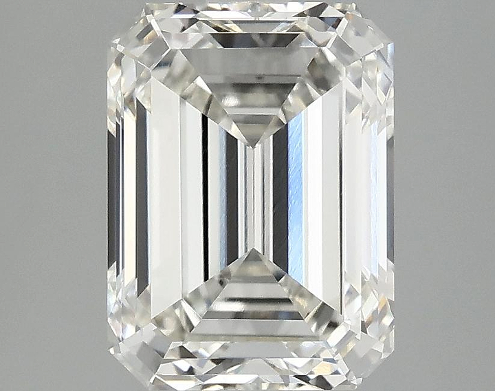 3.01 Carat Emerald Shaped Excellent Cut VVS2 IGI Certified Lab Grown Diamond