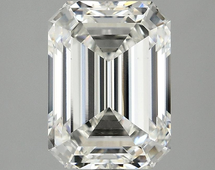 3.09 Carat Emerald Shaped Excellent Cut VS1 IGI Certified Lab Grown Diamond