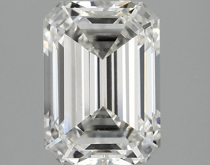 2.55 Carat Emerald Shaped Ideal Cut VS1 IGI Certified Lab Grown Diamond