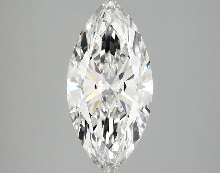 2.52 Carat Marquise Shaped Excellent Cut VS1 IGI Certified Lab Grown Diamond