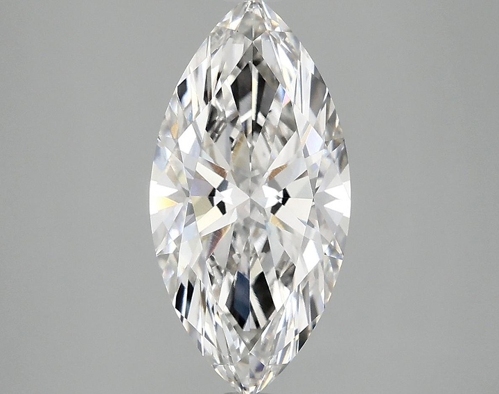 2.47 Carat Marquise Shaped Ideal Cut VVS2 IGI Certified Lab Grown Diamond
