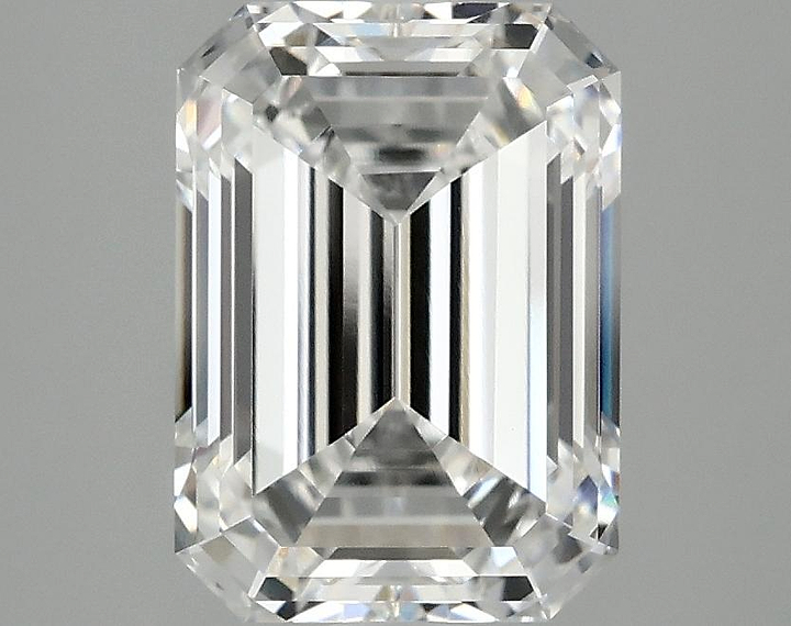 3.08 Carat Emerald Shaped Ideal Cut VVS2 IGI Certified Lab Grown Diamond