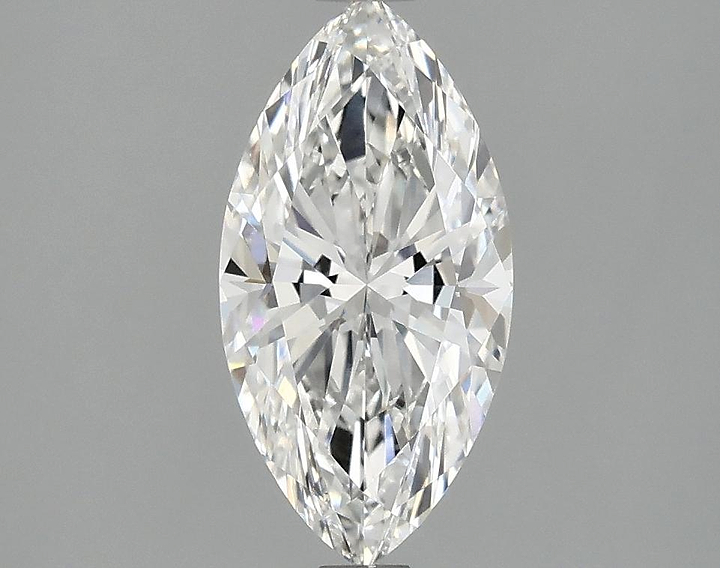 1.51 Carat Marquise Shaped Ideal Cut VVS2 IGI Certified Lab Grown Diamond