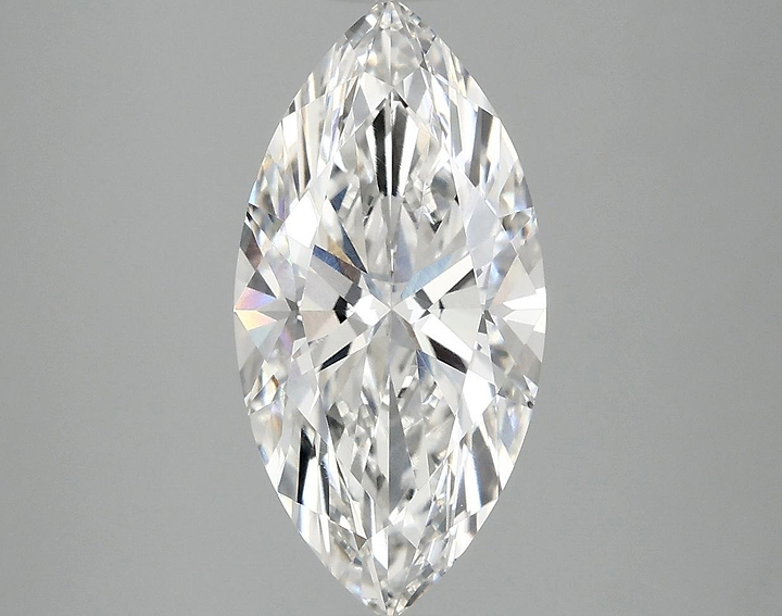 2.52 Carat Marquise Shaped Ideal Cut VVS2 IGI Certified Lab Grown Diamond