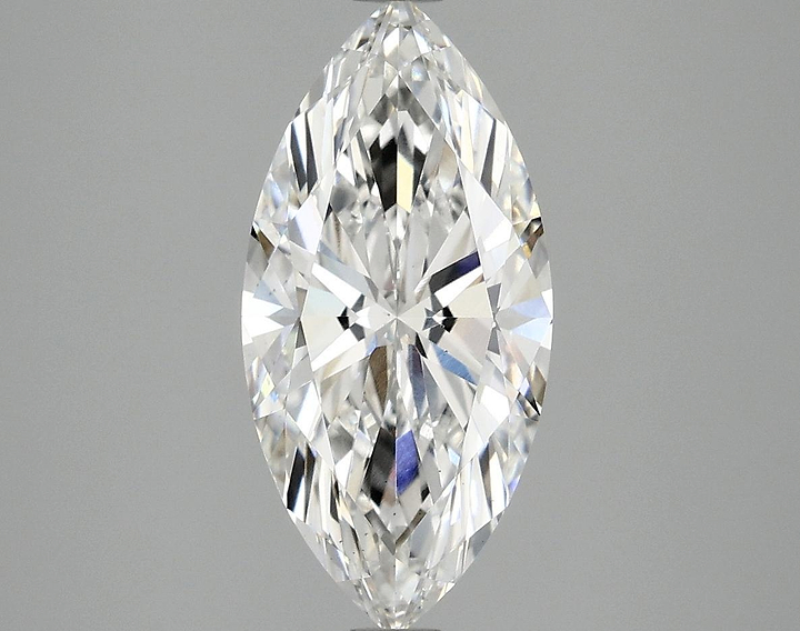 2.35 Carat Marquise Shaped Excellent Cut VS1 IGI Certified Lab Grown Diamond