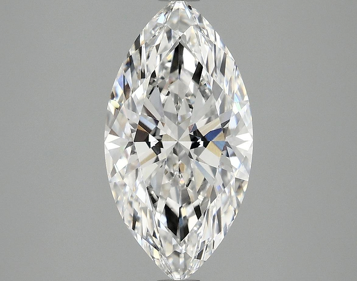 2.52 Carat Marquise Shaped Ideal Cut VVS2 IGI Certified Lab Grown Diamond
