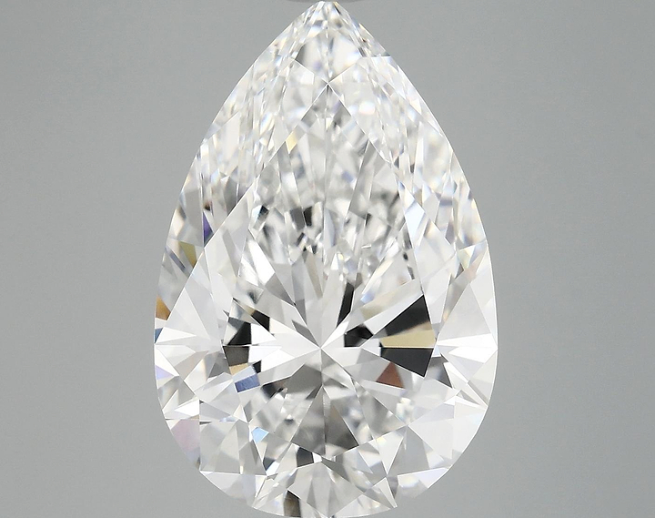 7.14 Carat Pear Shaped Excellent Cut VVS2 IGI Certified Lab Grown Diamond