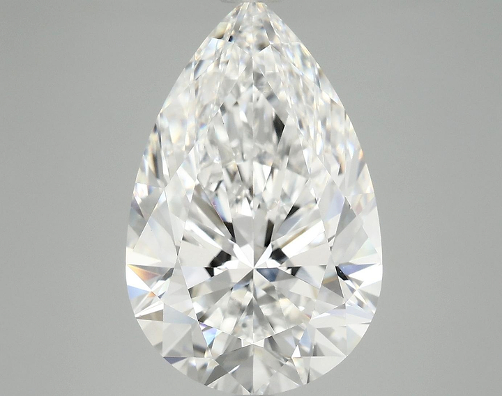 7.04 Carat Pear Shaped Ideal Cut VVS2 IGI Certified Lab Grown Diamond