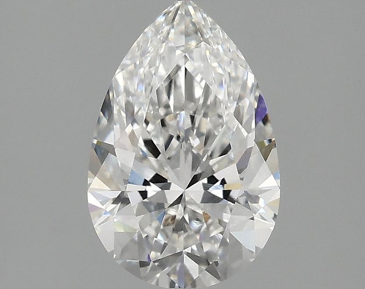 1.57 Carat Pear Shaped Excellent Cut VVS2 IGI Certified Lab Grown Diamond