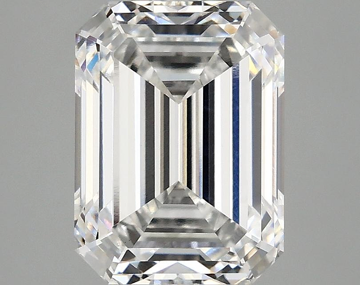 3.12 Carat Emerald Shaped Excellent Cut VS1 IGI Certified Lab Grown Diamond