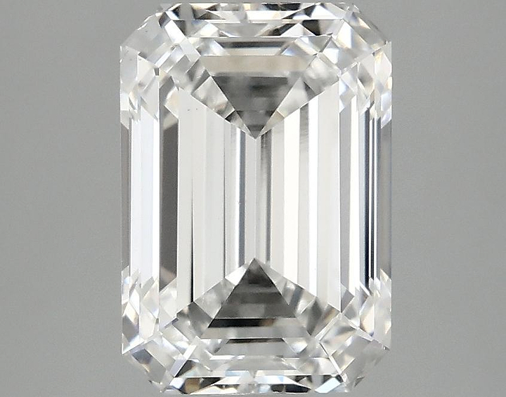 2.89 Carat Emerald Shaped Ideal Cut VS1 IGI Certified Lab Grown Diamond